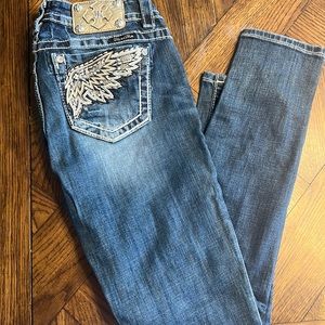 Miss Me size 28 Mid rise Skinny Jeans